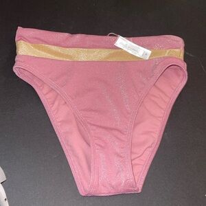 🍀5/$25🍀 Pink and gold bikini bottoms XS Salt‎ + Cove